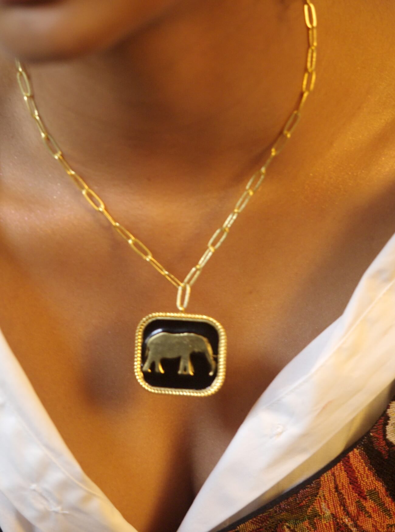 Elephant Pendant Necklace