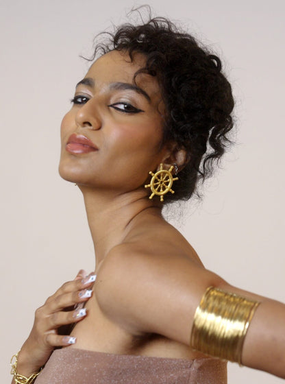 Ship’s Wheel Earrings