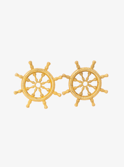 Ship’s Wheel Earrings