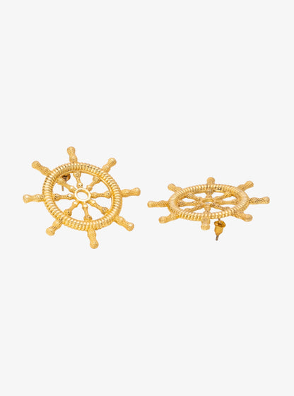 Ship’s Wheel Earrings