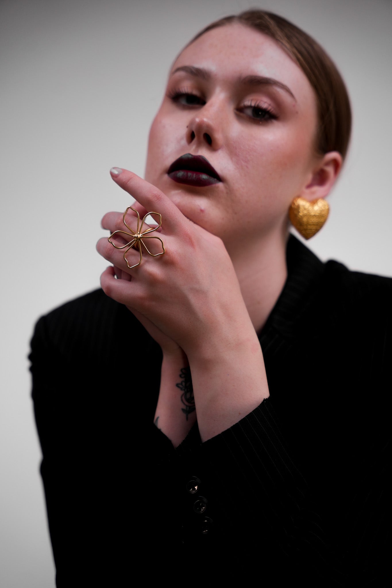 Heart Chocolate Earring