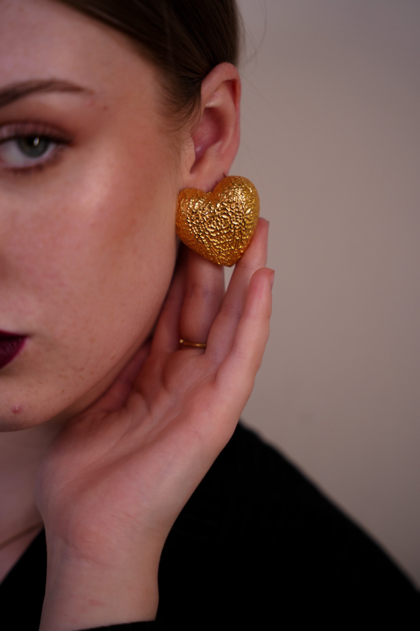 Heart Chocolate Earring