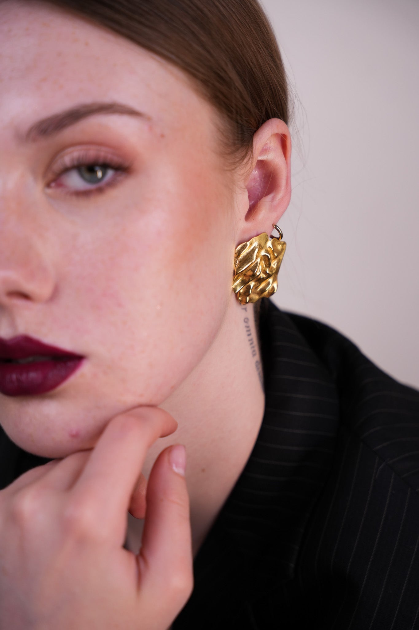 Gold Foil Earrings
